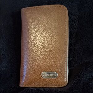 Liz Claiborne Tan Leather Phone Case